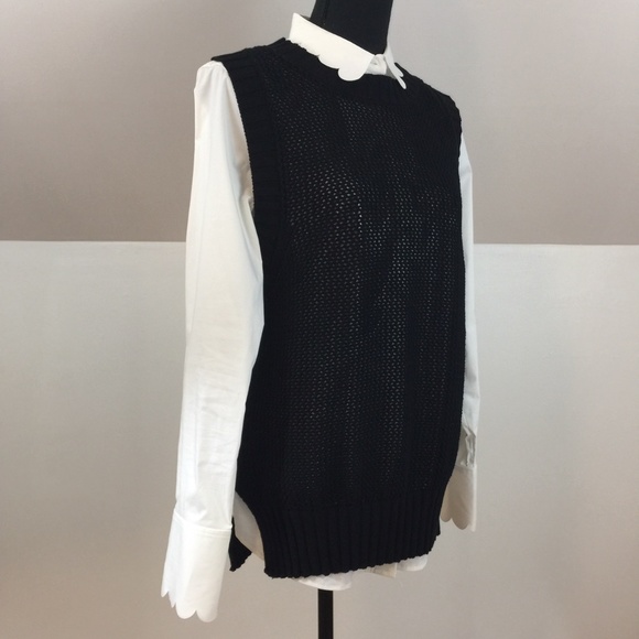crew neck sweater vest